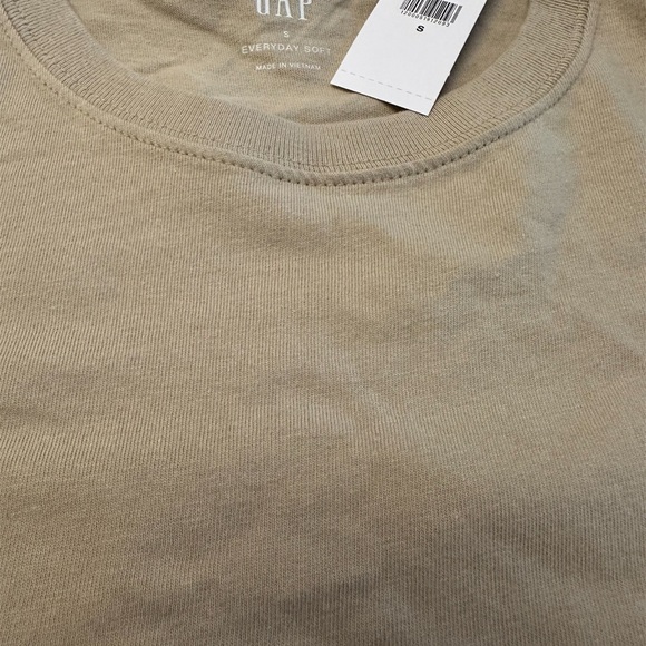 GAP Everyday Tan Short Sleeve Tee Mens Small - Picture 5 of 5